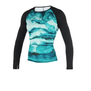 DAZZLED RASH VEST LONGSLEEVE
